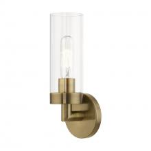 Livex Lighting 16171-01 - 1 Light Antique Brass ADA Single Sconce