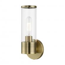 Livex Lighting 17281-01 - 1 Light Antique Brass ADA Single Sconce