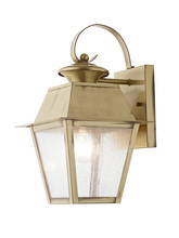 Livex Lighting 2162-01 - 1 Light AB Outdoor Wall Lantern