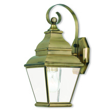 Livex Lighting 2590-01 - 1 Light AB Outdoor Wall Lantern
