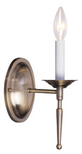Livex Lighting 5121-01 - 1 Light Antique Brass Wall Sconce