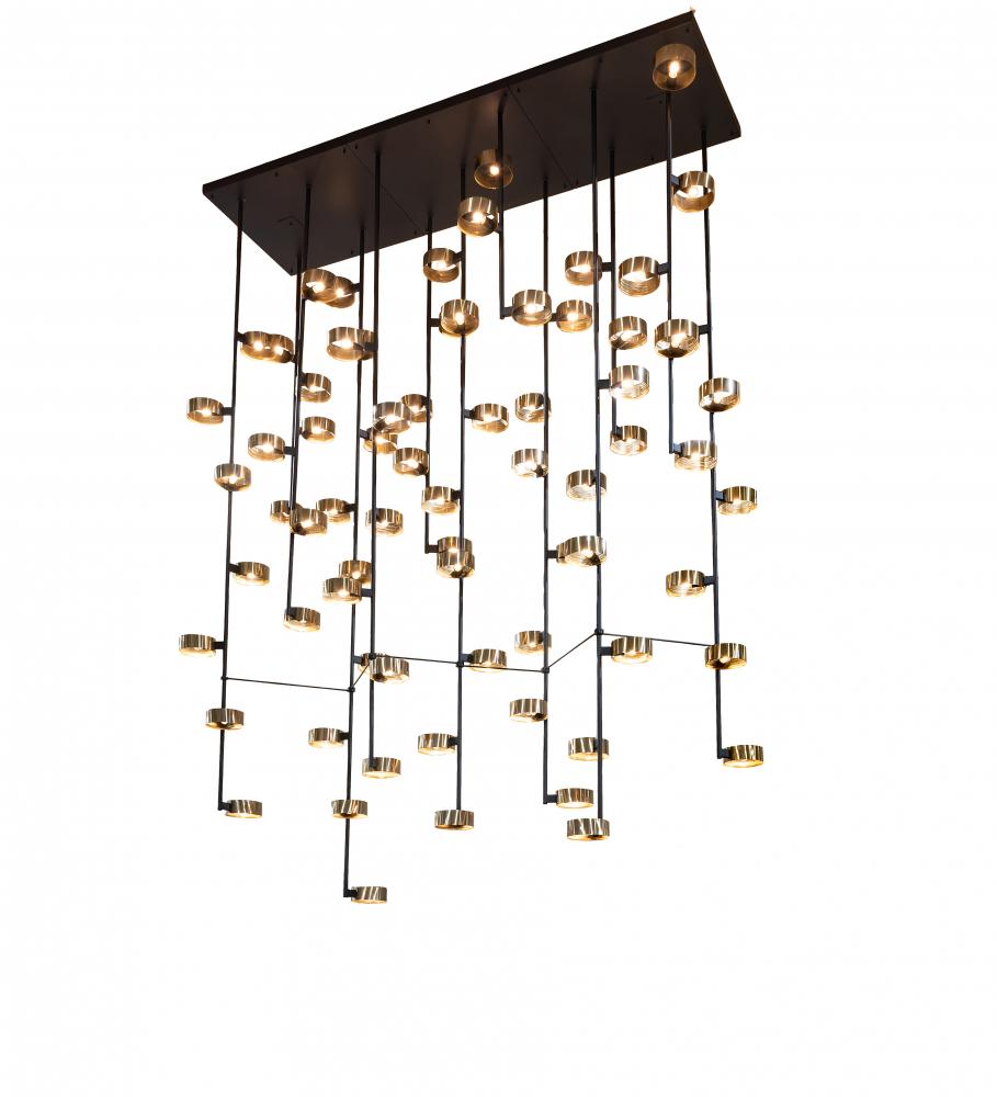 122" Long Pux Cascading Chandelier