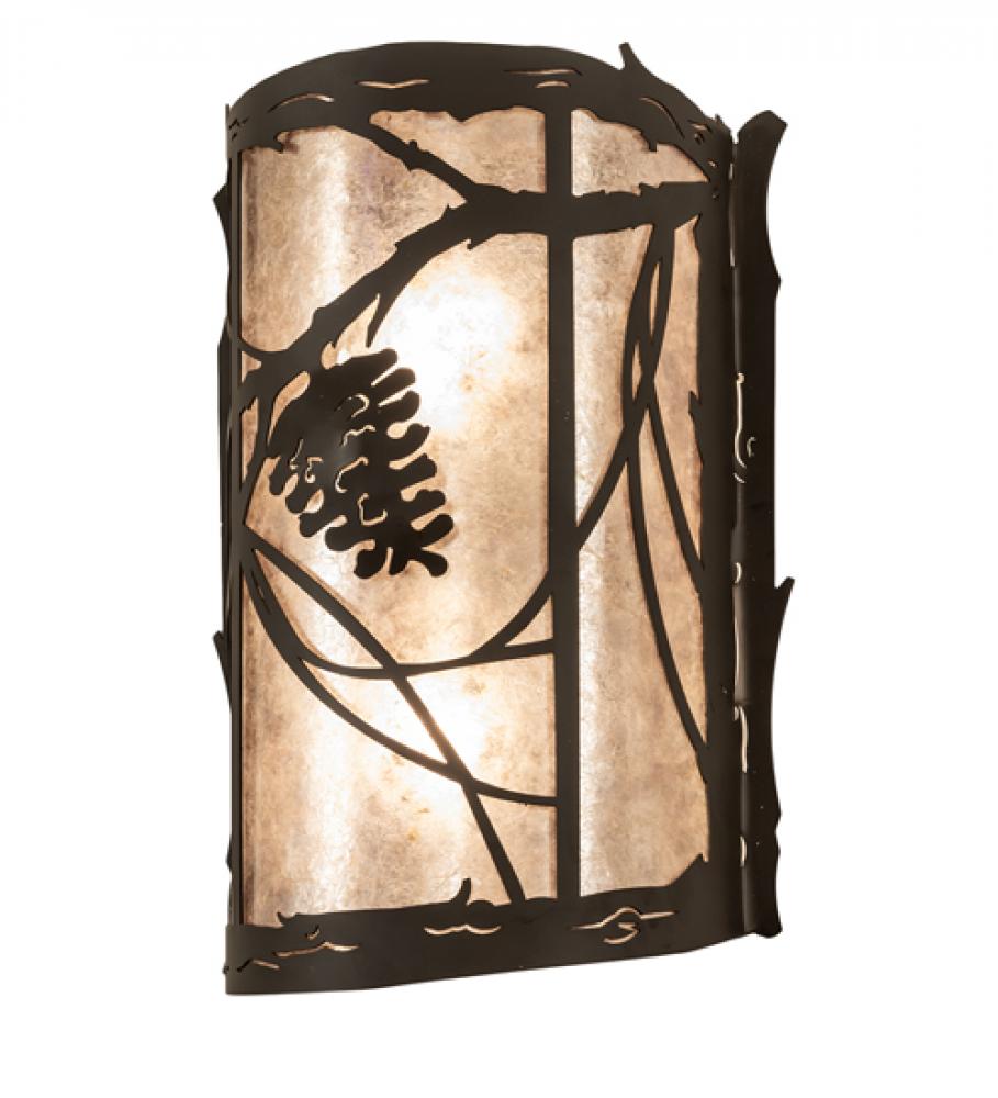 10" Wide Whispering Pines Left Sconce