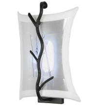 Meyda Blue 116753 - 10" Wide Twigs LED Fused Glass Wall Sconce