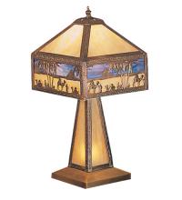 Meyda Blue 200204 - 19.5" Wide Camel Mission Accent Lamp