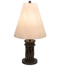 Meyda Blue 211725 - 10" Wide Cone Mosset Table Lamp