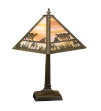 Meyda Blue 26843 - 10" High Camel Mission Accent Lamp