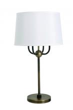 House of Troy A751-AB/HB - Alpine 4 Light Cluster Antique Brass/Hammered Bronze Accent Table Lamp