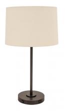 House of Troy BR150-OB - Brandon Table Lamps with USB Port in Oil Rubbed Bronze