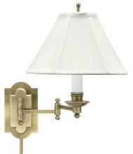 House of Troy CL225-AB - Club Antique Brass Wall Swing Lamp