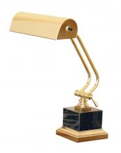 House of Troy P10-101-B - Desk/Piano Lamp 10" In Polished Brass with Black Marble