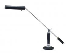 House of Troy P10-192-627 - Counter Balance Chrome and Black Marble Piano and Desk Lamps