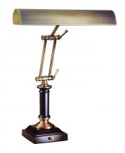 House of Troy P14-233-C71 - Desk/Piano Lamp 14" Antique Brass with Cordovan Accents