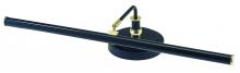 House of Troy PLED101-617 - Upright Piano Lamp 19" LED In Black with Polished Brass Accents