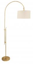 House of Troy W401-AB - 84" Windsor Adjustable Floor Lamps in Antique Brass