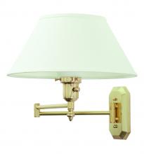 House of Troy WS-704 - Wall Swing Arm Lamp in Polished Brass