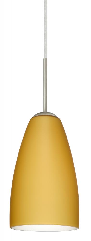 Besa Riva 9 Pendant Bronze Vanilla Matte 1X26W 120V CFL