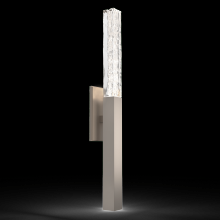 Hammerton IDB0060-26-BS-GC-L3-RTS - Axis Indoor Sconce - 26-Beige Silver-Clear Textured Cast Glass-Ready to Ship