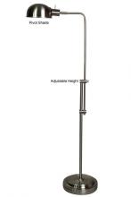Style Craft L71512DS - Adjustable Pharmacy Floor Lamp, Brushed Steel Finish