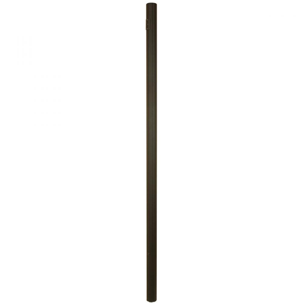 84" Fluted Direct Burial Post in Textured Black