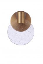 Craftmade 15106SB-LED - Glisten 1 Light LED Wall Sconce in Satin Brass