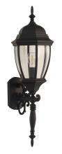 Craftmade Z280-TB - Bent Glass Cast 1 Light Medium Outdoor Wall Lantern in Textured Black