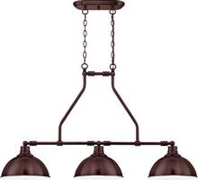 Craftmade 35973-ABZ - Timarron 3 Light Island in Aged Bronze Brushed