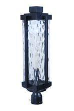 Craftmade Z2625-OBG - Pyrmont 1 Light Outdoor Post Mount in Oiled Bronze Gilded with Clear Hammered Glass
