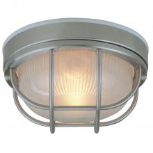 Craftmade Z395-SS - Round Bulkhead 1 Light Large Flush/Wall Mount in Stainless Steel
