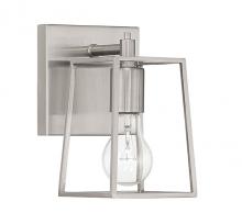 Craftmade 12105BNK1 - Dunn 1 Light Wall Sconce in Brushed Polished Nickel