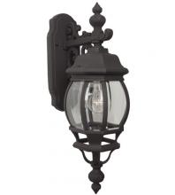 Craftmade Z324-TB - French Style 1 Light Small Outdoor Wall Lantern in Textured Black