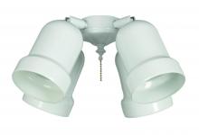 Craftmade LK414-WW-LED - 4 Light Universal Adjustable Spotlight Light Kit in White