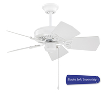 Craftmade PI30W - 30" Ceiling Fan (Blades Sold Separately)
