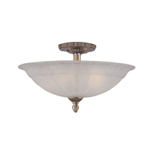Crystorama 6205-AS - 5 Light Antique Silver Ceiling Mount