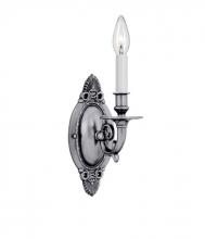 Crystorama 621-PW - 1 Light Pewter Cast Brass Wall Mount I