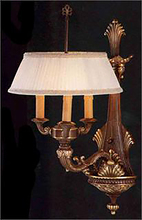 Crystorama 7303-OB - 3 Light Olde Brass Traditional Sconce