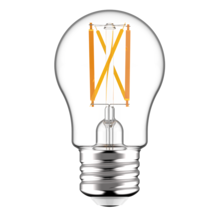 RAB Lighting A15-5-E26-922/30-F-C-WGD - A-Line Bulbs, 450 lumens, A15- Warm/Dim, 5W, base E26, 90CRI, 2200/3000K select, filament, clear,