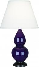 Robert Abbey 1766X - Amethyst Small Double Gourd Accent Lamp