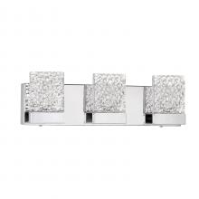 Kendal VF9803-1CH - ASTRON 3-Light-LED Chrome Vanity Light with Glass style #1