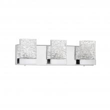 Kendal VF9803-3CH - ASTRON 3-Light-LED Chrome Vanity Light with Glass style #3