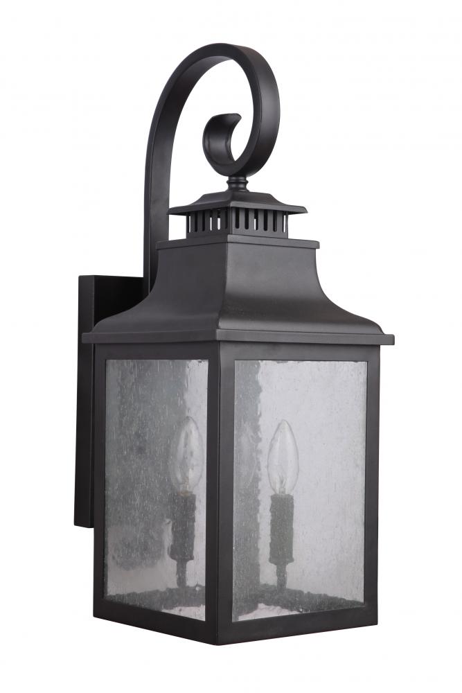 Drake II Three Light Outdoor Lantern - Black