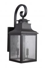 Mariana 308112 - Drake II Three Light Outdoor Lantern - Black