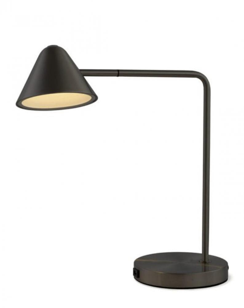 Cove Table Lamp USB + Convenience, Matte Black [ Twin Pack]