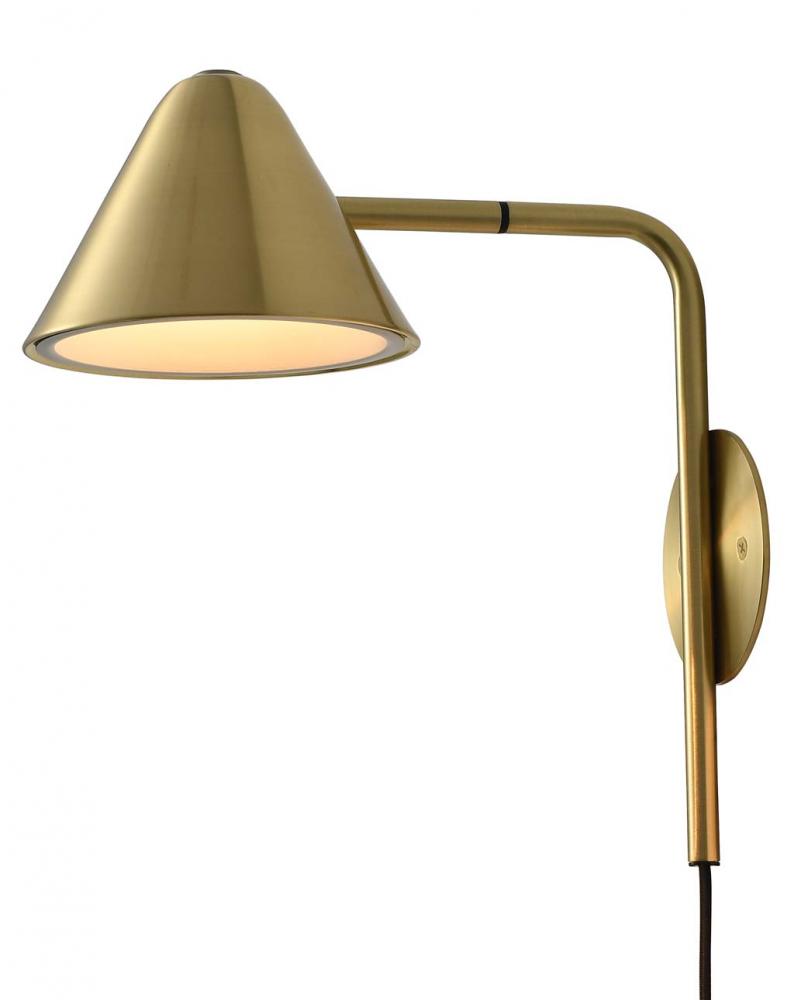 Cove, Sconce Brushed Brass