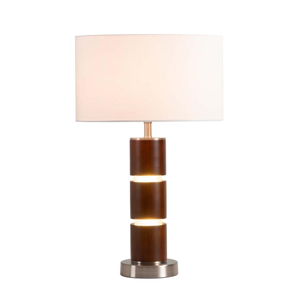 Encino Table Lamp, Dark Brown