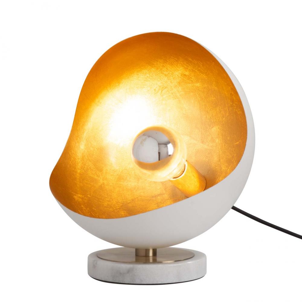 Luna Bella Accent Table Lamp, White Gold