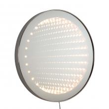 Nova 4111717CH - Carnival 36" Round LED Infinity Mirror, Polished Chrome