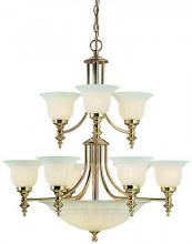 Dolan Designs 664-14 - Fourteen Light Polished Brass Up Chandelier