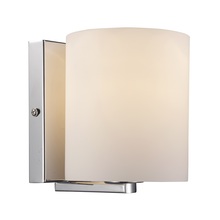 Trans Globe 21511 PC - 1LT SCONCE WH FROST GLS-PC