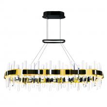 CWI Lighting 1592P43-612-RC - Aya LED Integrated Pearl Black Chandelier